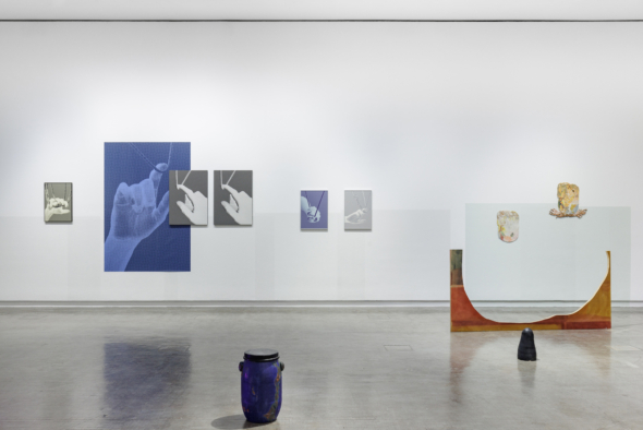 Hohenwarter julia skirting board installation view handspells bettina steinbruegge